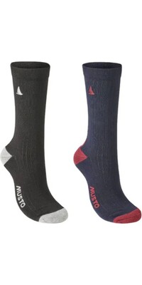 Musto Navy 2024 Marina 2er Pack Socken 86105 - / Black